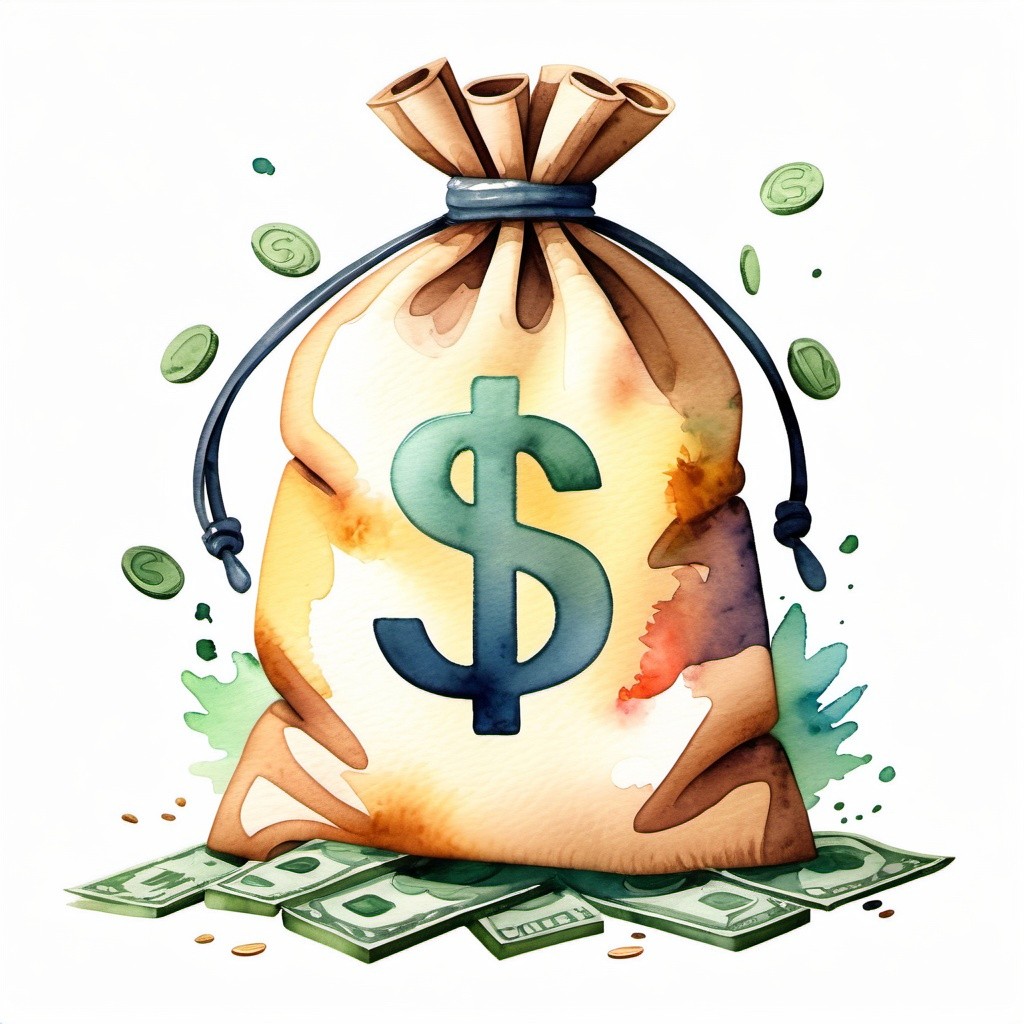 A bag of money
