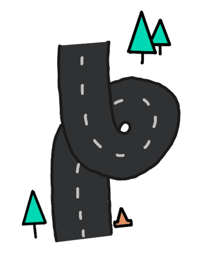 Road illustration
